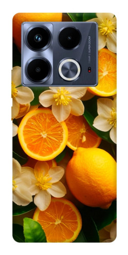 Чехол itsPrint Лимоны и цветы для Infinix Note 40 4G