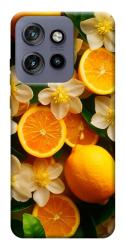 Чехол itsPrint Лимоны и цветы для Motorola Edge 50 Neo