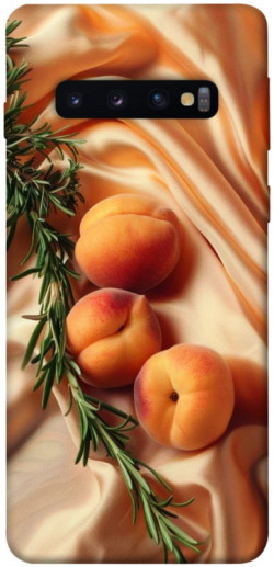 Чехол itsPrint Лакешери персики для Samsung Galaxy S10