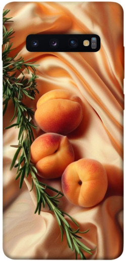 Чехол itsPrint Лакешери персики для Samsung Galaxy S10+