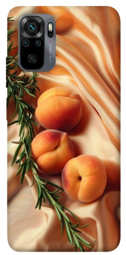 Чехол itsPrint Лакешери персики для Xiaomi Redmi Note 10 / Note 10s