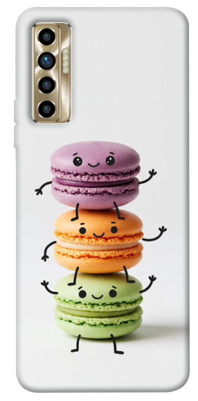 Чохол itsPrint Macaron joy для TECNO Camon 17P, їжа, купити оптом з доставкою