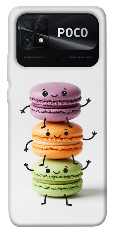 Чехол itsPrint Macaron joy для Xiaomi Poco C40, еда, купить оптом с доставкой