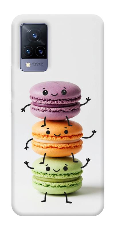 Чохол itsPrint Macaron joy для Vivo V21, їжа, купити оптом з доставкою