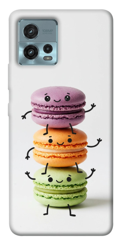 Чехол itsPrint Macaron joy для Motorola Moto G72, еда, купить оптом с доставкой