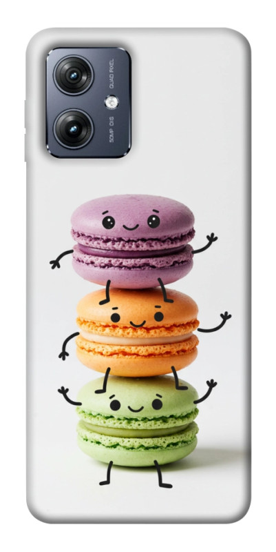 Чехол itsPrint Macaron joy для Motorola Moto G54, еда, купить оптом с доставкой