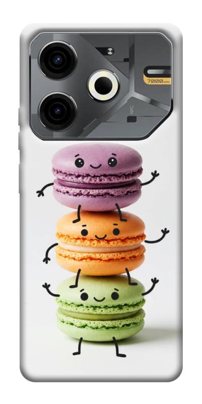 Чехол itsPrint Macaron joy для TECNO Pova 6 Neo (LI6), еда, купить оптом с доставкой