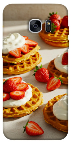 Чехол itsPrint Вафли с клубникой для Samsung G935F Galaxy S7 Edge