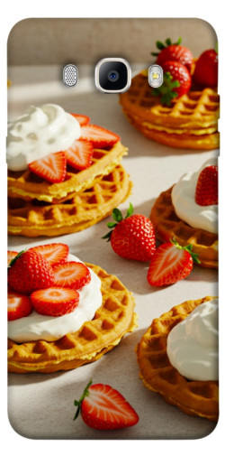 Чехол itsPrint Вафли с клубникой для Samsung J510F Galaxy J5 (2016)