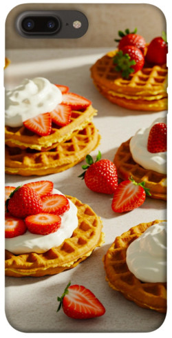 Чехол itsPrint Вафли с клубникой для Apple iPhone 7 plus / 8 plus (5.5")