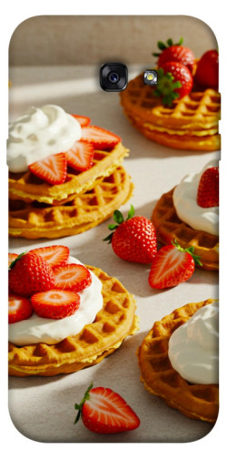 Чехол itsPrint Вафли с клубникой для Samsung A720 Galaxy A7 (2017)