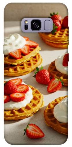 Чехол itsPrint Вафли с клубникой для Samsung G955 Galaxy S8 Plus