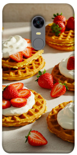 Чехол itsPrint Вафли с клубникой для Xiaomi Redmi 5 Plus / Redmi Note 5 (Single Camera)