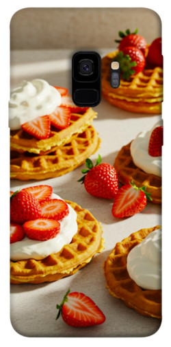 Чехол itsPrint Вафли с клубникой для Samsung Galaxy S9