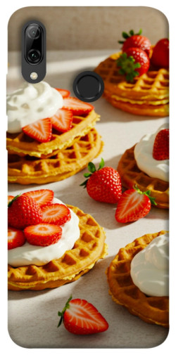 Чехол itsPrint Вафли с клубникой для Huawei P Smart (2019)