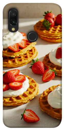 Чехол itsPrint Вафли с клубникой для Xiaomi Redmi 7