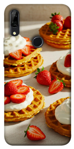 Чехол itsPrint Вафли с клубникой для Huawei P Smart Z