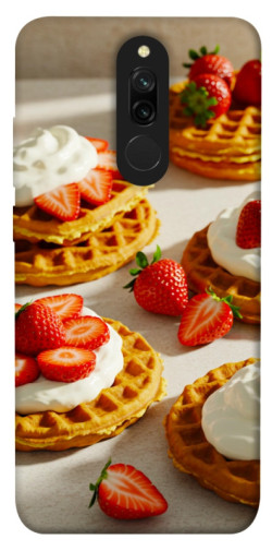 Чехол itsPrint Вафли с клубникой для Xiaomi Redmi 8