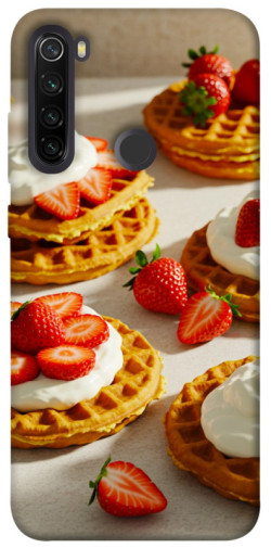 Чехол itsPrint Вафли с клубникой для Xiaomi Redmi Note 8T