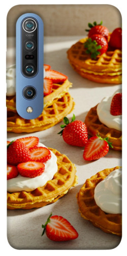Чехол itsPrint Вафли с клубникой для Xiaomi Mi 10 / Mi 10 Pro