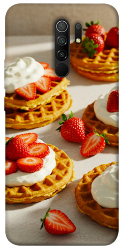 Чехол itsPrint Вафли с клубникой для Xiaomi Redmi 9
