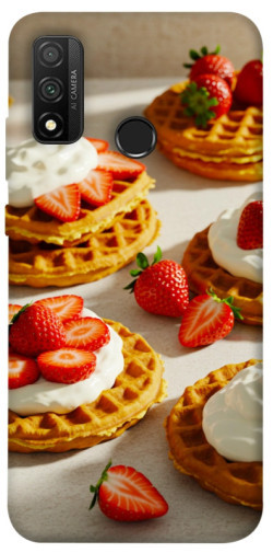 Чехол itsPrint Вафли с клубникой для Huawei P Smart (2020)