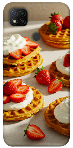Чехол itsPrint Вафли с клубникой для Xiaomi Redmi 9C