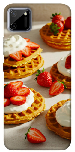 Чехол itsPrint Вафли с клубникой для Realme C11