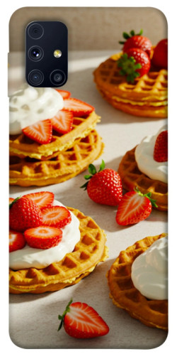 Чехол itsPrint Вафли с клубникой для Samsung Galaxy M31s