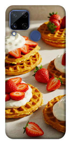 Чехол itsPrint Вафли с клубникой для Realme C15