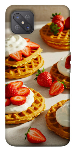 Чехол itsPrint Вафли с клубникой для Oppo A92s