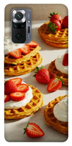 Чехол itsPrint Вафли с клубникой для Xiaomi Redmi Note 10 Pro