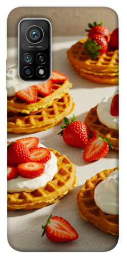 Чехол itsPrint Вафли с клубникой для Xiaomi Mi 10T