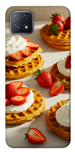 Чехол itsPrint Вафли с клубникой для Oppo A73