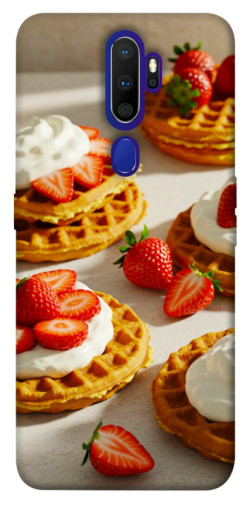 Чехол itsPrint Вафли с клубникой для Oppo A5 (2020) / Oppo A9 (2020)