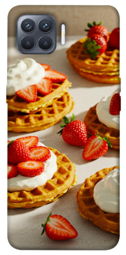 Чехол itsPrint Вафли с клубникой для Oppo Reno 4 Lite