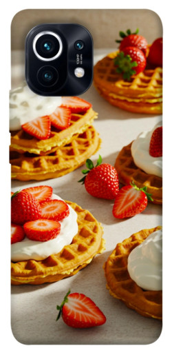 Чехол itsPrint Вафли с клубникой для Xiaomi Mi 11