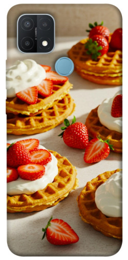 Чехол itsPrint Вафли с клубникой для Oppo A15s / A15
