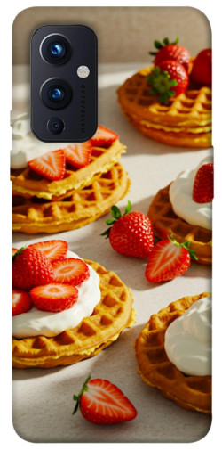 Чехол itsPrint Вафли с клубникой для OnePlus 9