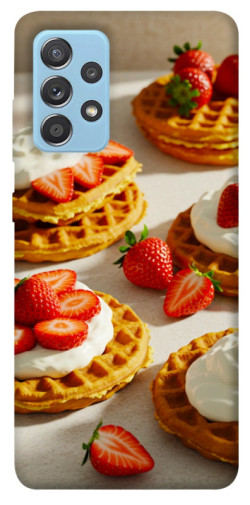 Чохол itsPrint Вафлі з полуницею для Samsung Galaxy A52 4G / A52 5G