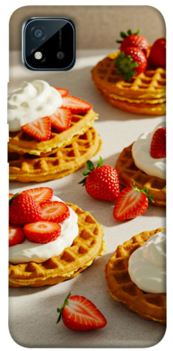 Чехол itsPrint Вафли с клубникой для Realme C11 (2021)