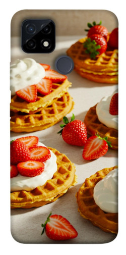 Чехол itsPrint Вафли с клубникой для Realme C21Y