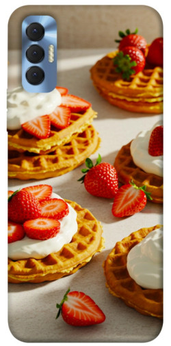 Чехол itsPrint Вафли с клубникой для TECNO Spark 8P