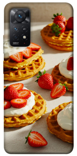 Чехол itsPrint Вафли с клубникой для Xiaomi Redmi Note 11 Pro 4G/5G