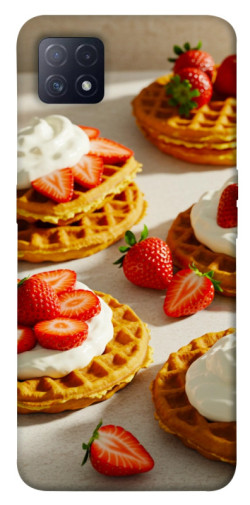 Чехол itsPrint Вафли с клубникой для Oppo A72 5G / A73 5G