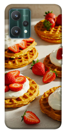Чехол itsPrint Вафли с клубникой для Realme 9 Pro
