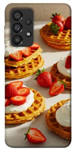 Чехол itsPrint Вафли с клубникой для Samsung Galaxy A33 5G