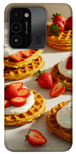 Чехол itsPrint Вафли с клубникой для TECNO Spark 8C