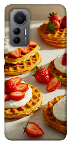 Чехол itsPrint Вафли с клубникой для Xiaomi 12 Lite