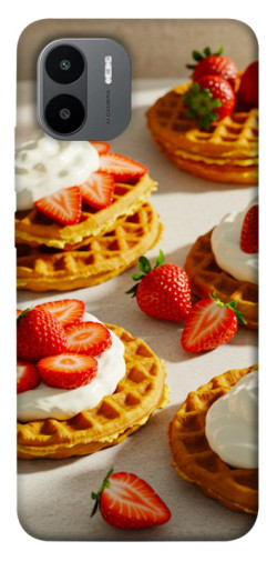 Чехол itsPrint Вафли с клубникой для Xiaomi Redmi A1+ / A2+